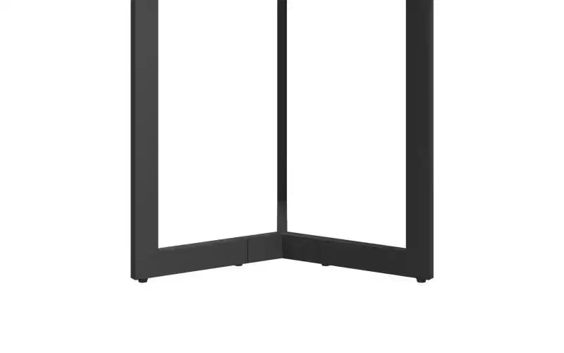 Tavolino rotondo in legno da 49,99 cm H con robusta struttura in metallo