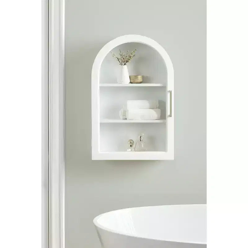 Pensile ad arco, 16x7x24 bianco