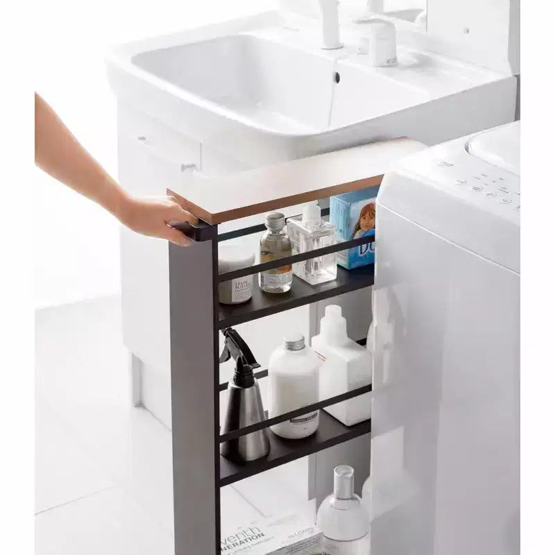 Carrello contenitore sottile (32 H) - Acciaio