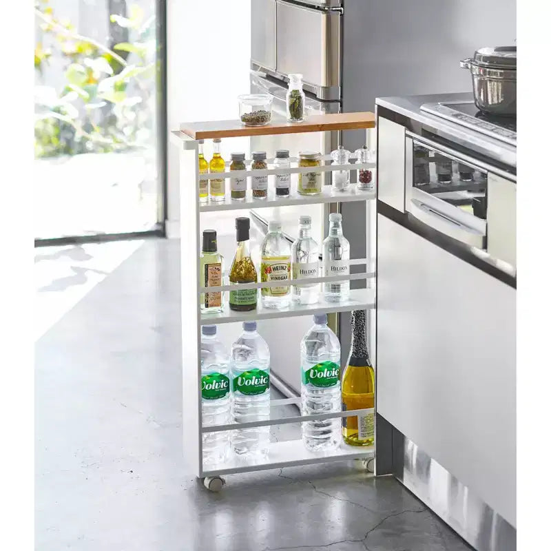 Carrello contenitore sottile (32 H) - Acciaio