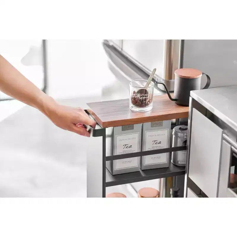 Carrello contenitore sottile (32 H) - Acciaio