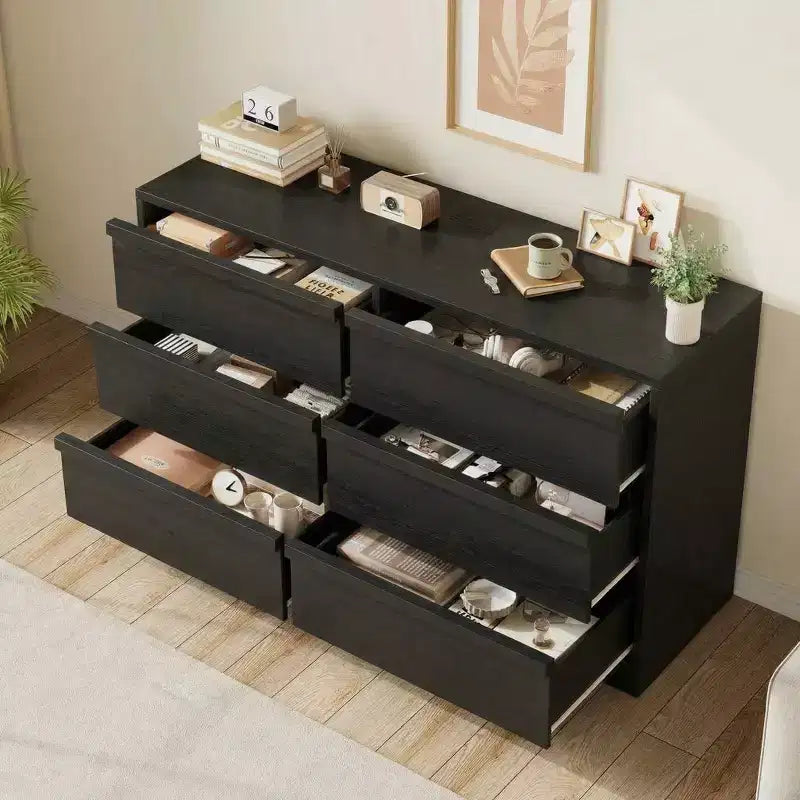Cassettiera a 3 Cassetti per Camera da Letto, Comò Mobile Contenitore Organizzatore Vestiti per Armadio Soggiorno, Corridoio, Ingresso, Contenitore Verticale, Naturale