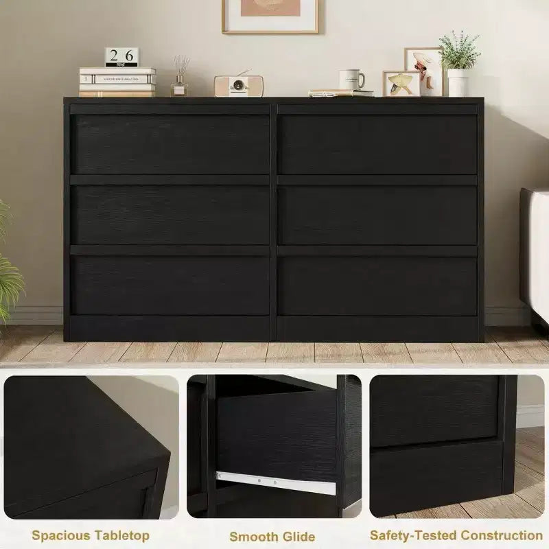 Cassettiera a 3 Cassetti per Camera da Letto, Comò Mobile Contenitore Organizzatore Vestiti per Armadio Soggiorno, Corridoio, Ingresso, Contenitore Verticale, Naturale