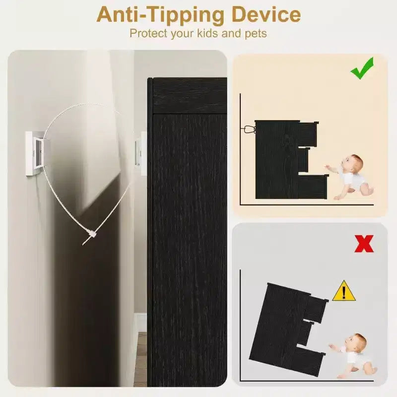 Cassettiera a 3 Cassetti per Camera da Letto, Comò Mobile Contenitore Organizzatore Vestiti per Armadio Soggiorno, Corridoio, Ingresso, Contenitore Verticale, Naturale