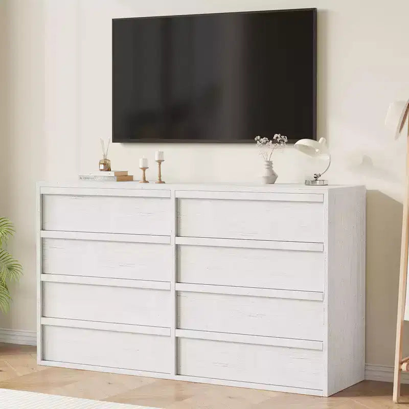 Cassettiera a 3 Cassetti per Camera da Letto, Comò Mobile Contenitore Organizzatore Vestiti per Armadio Soggiorno, Corridoio, Ingresso, Contenitore Verticale, Naturale