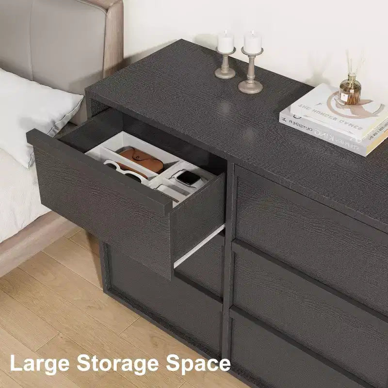 Cassettiera a 3 Cassetti per Camera da Letto, Comò Mobile Contenitore Organizzatore Vestiti per Armadio Soggiorno, Corridoio, Ingresso, Contenitore Verticale, Naturale