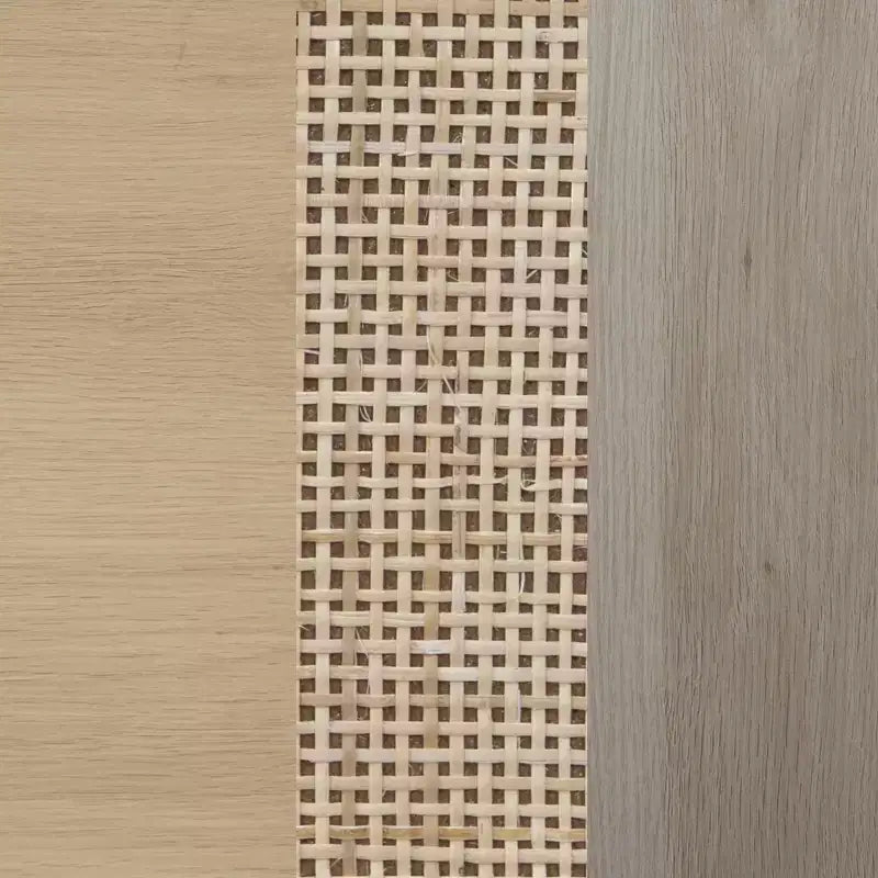 Mobiletto decorativo in rattan bohémien